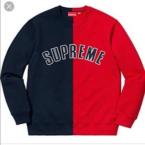 Supreme split crewneck